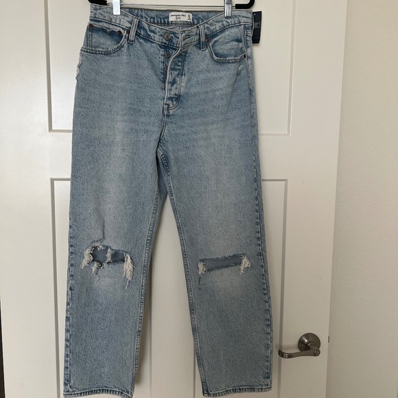 Abercrombie & Fitch - The Dad - High Rise Jeans - Size 29 S NWT - Picture 1 of 4